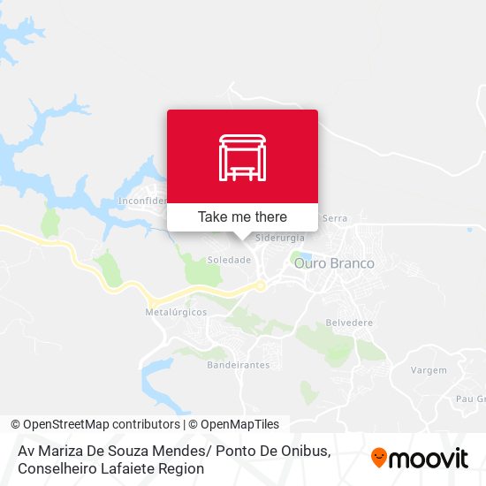 Av Mariza De Souza Mendes/ Ponto De Onibus map