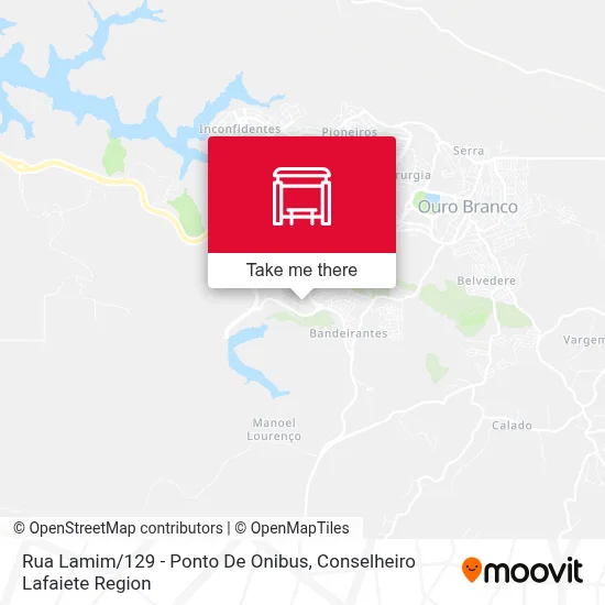 Rua Lamim / 129 - Ponto De Onibus map