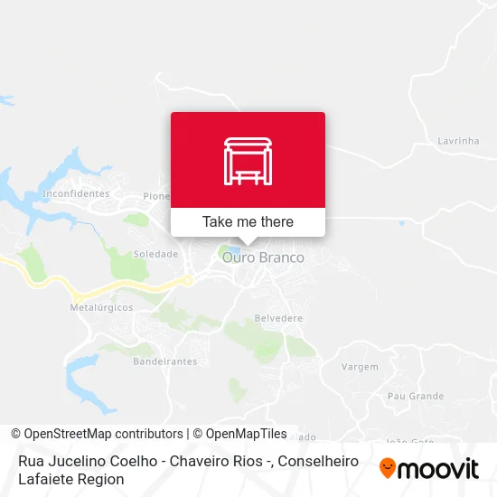 Rua Jucelino Coelho - Chaveiro  Rios - map