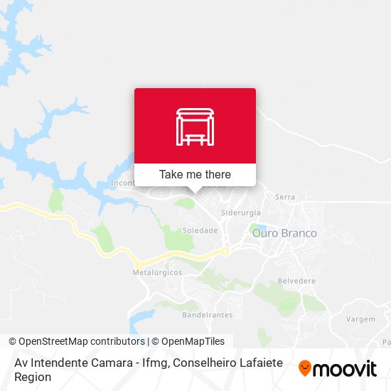 Av Intendente Camara - Ifmg map