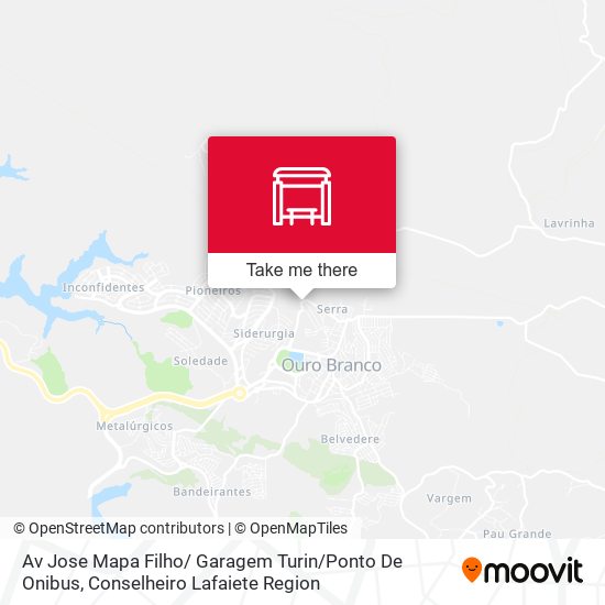 Av Jose Mapa Filho/ Garagem Turin / Ponto De Onibus map