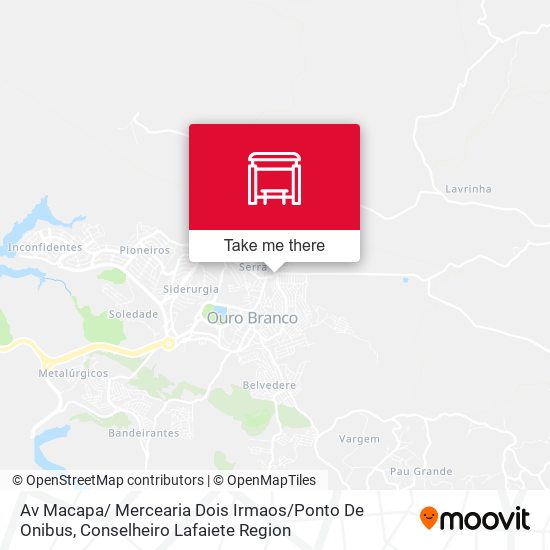Av Macapa/ Mercearia Dois Irmaos / Ponto De Onibus map