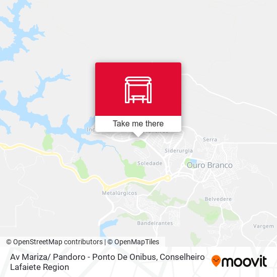 Av Mariza/ Pandoro - Ponto De Onibus map
