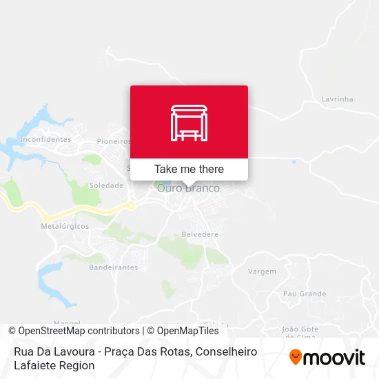 Rua Da Lavoura - Praça Das Rotas map