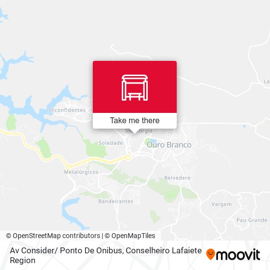 Av Consider/ Ponto De Onibus map