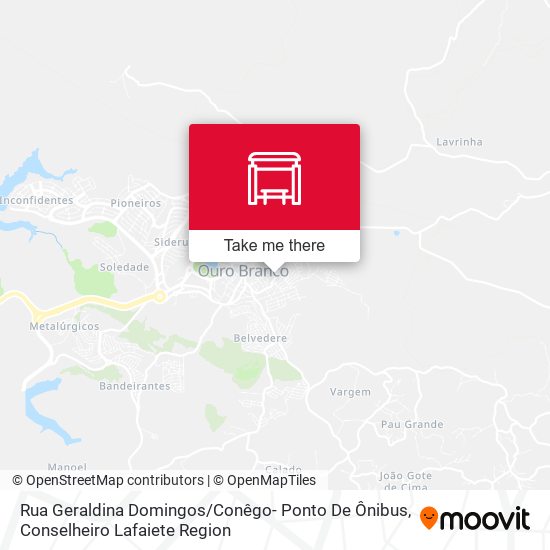 Rua Geraldina Domingos / Conêgo- Ponto De Ônibus map