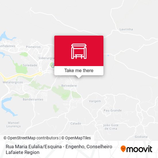 Rua Maria Eulalia / Esquina - Engenho map