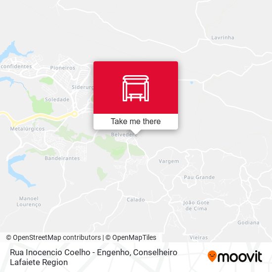 Rua Inocencio Coelho - Engenho map
