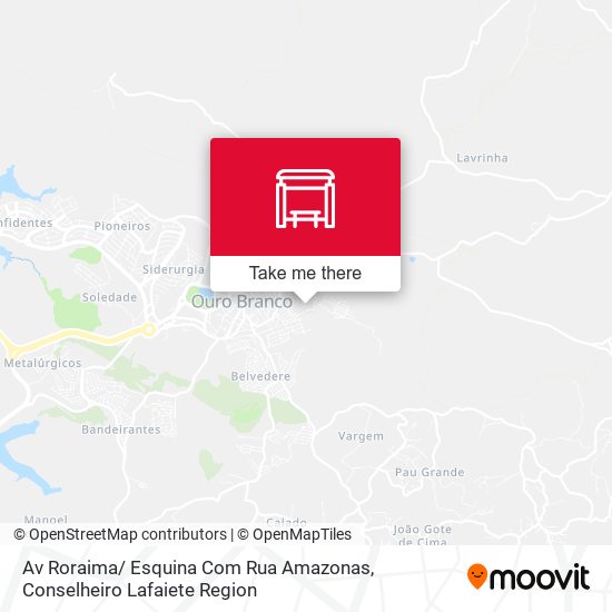 Av Roraima/ Esquina Com Rua Amazonas map