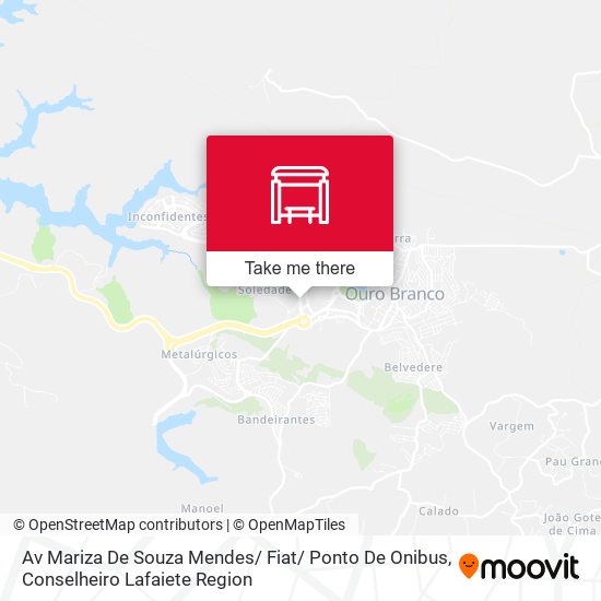 Av Mariza De Souza Mendes/ Fiat/ Ponto De Onibus map