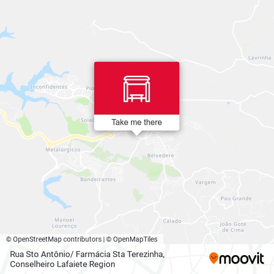 Rua Sto Antônio/ Farmácia Sta Terezinha map