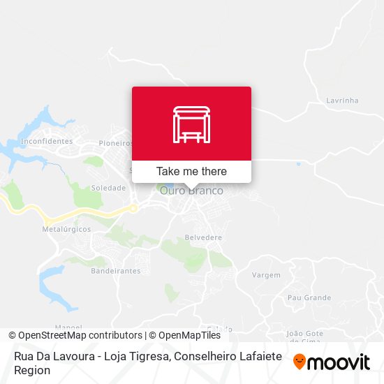 Rua Da Lavoura - Loja Tigresa map