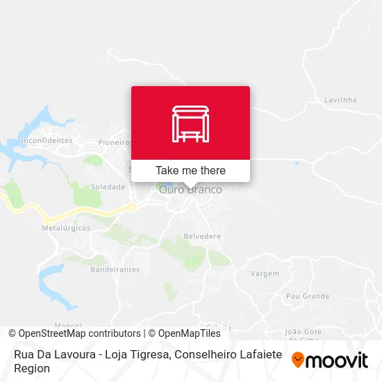 Rua Da Lavoura - Loja Tigresa map