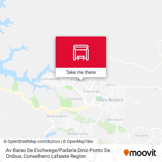 Av Barao De Eschwege / Padaria Diniz-Ponto De Onibus map