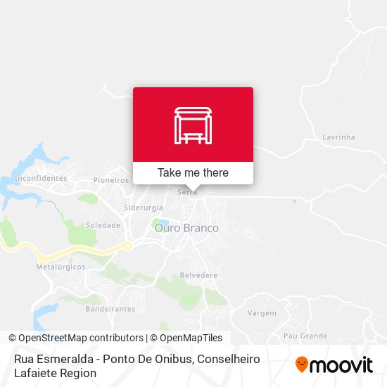 Rua Esmeralda - Ponto De Onibus map
