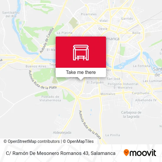 C/ Ramón De Mesonero Romanos 43 map