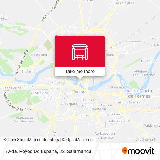 Avda. Reyes De España, 32 map