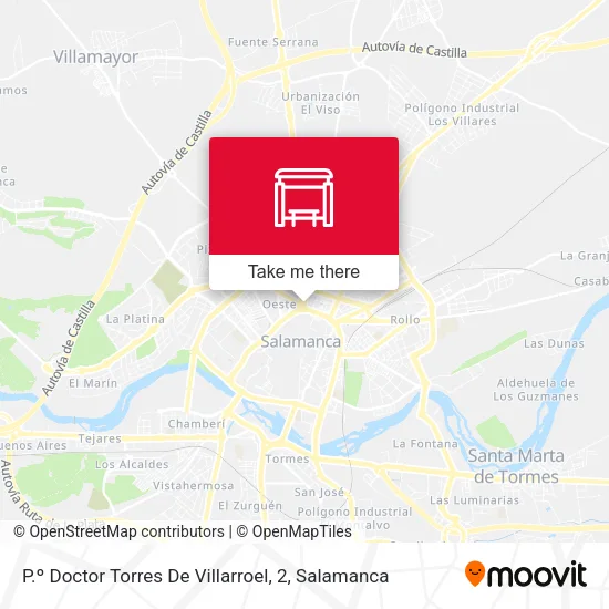 P.º Doctor Torres De Villarroel, 2 map