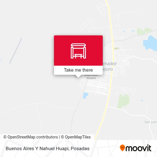 Buenos Aires Y Nahuel Huapi map