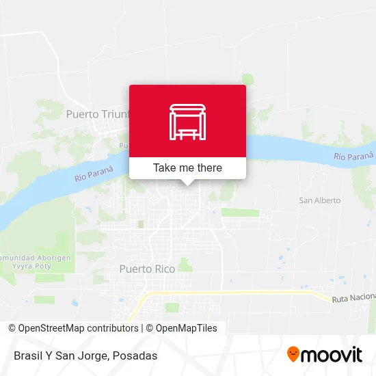 Brasil Y San Jorge map