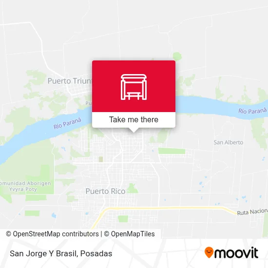 San Jorge Y Brasil map