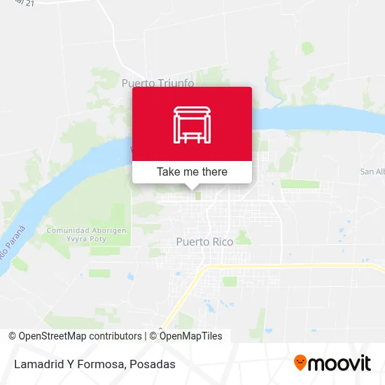 Lamadrid Y Formosa map