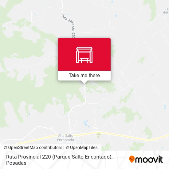 Ruta Provincial 220 (Parque Salto Encantado) map