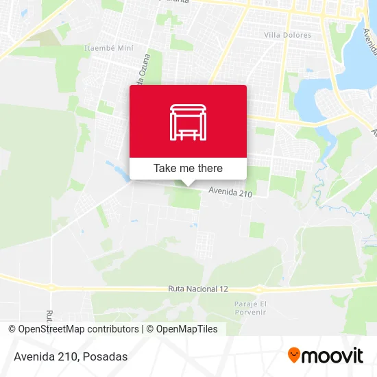 Avenida 210 map