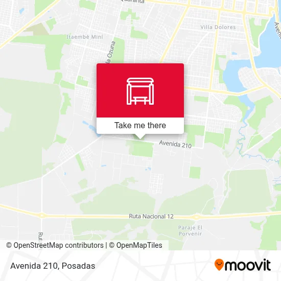 Avenida 210 map
