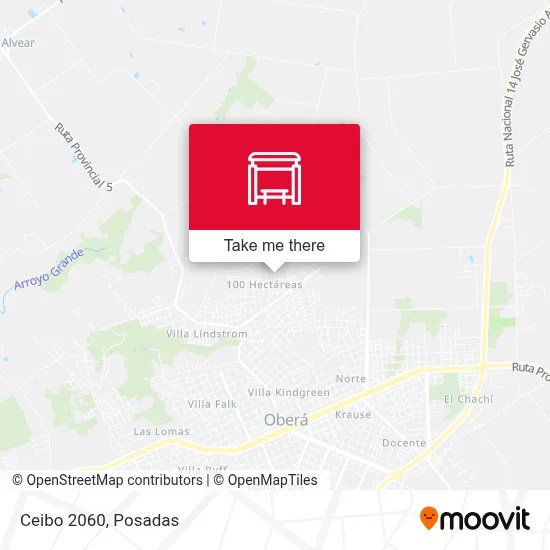 Ceibo 2060 map