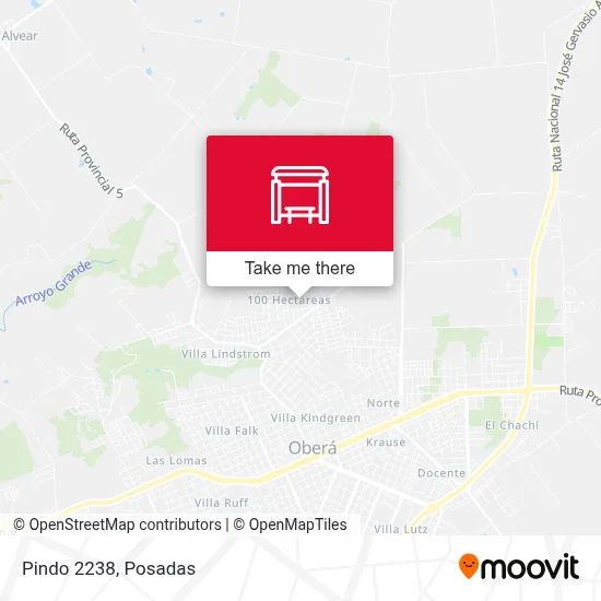 Pindo 2238 map