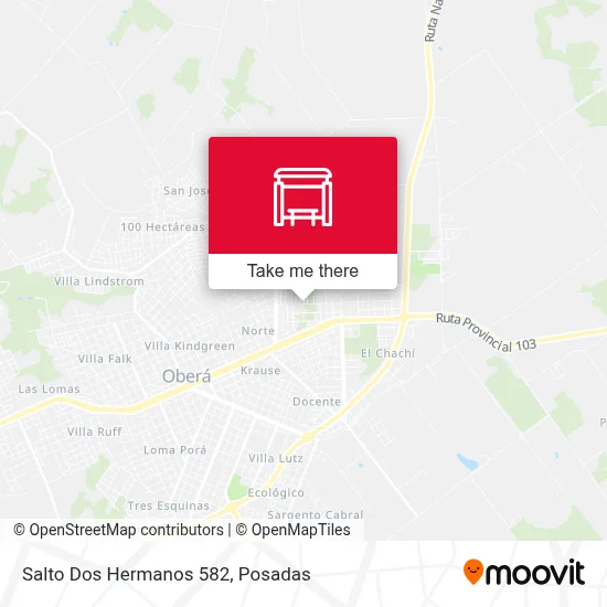 Salto Dos Hermanos 582 map