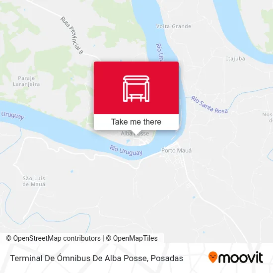 Terminal De Ómnibus De Alba Posse map