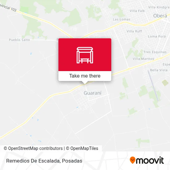 Remedios De Escalada map