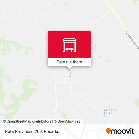 Ruta Provincial 209 map