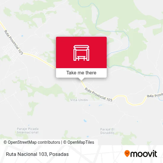 Ruta Nacional 103 map