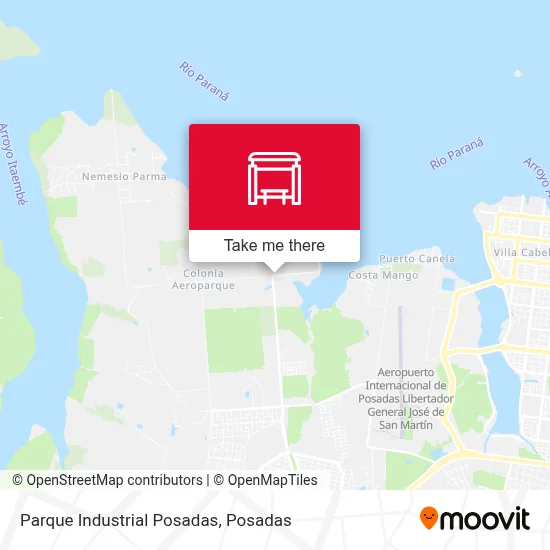 Parque Industrial Posadas map