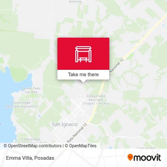 Villa Emma map