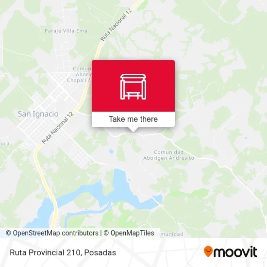 Ruta Provincial 210 map