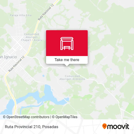 Ruta Provincial 210 map