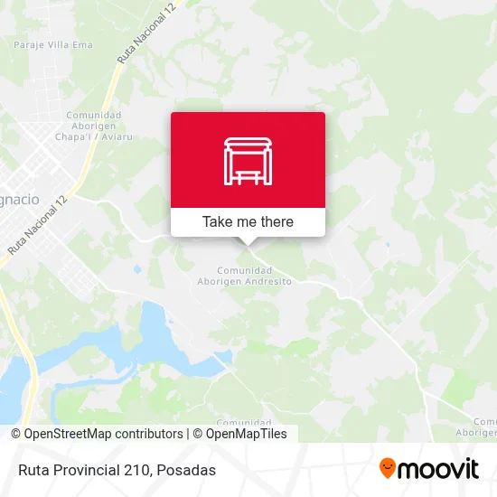 Ruta Provincial 210 map