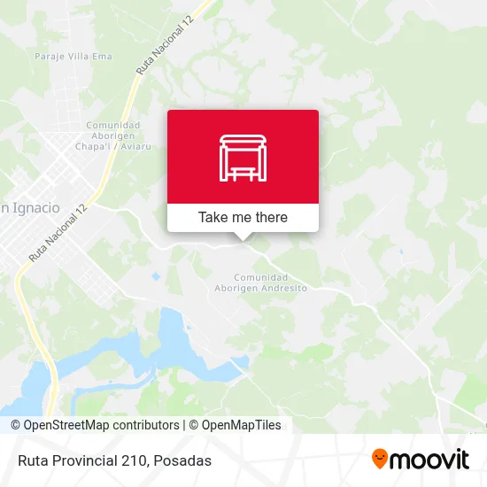 Ruta Provincial 210 map