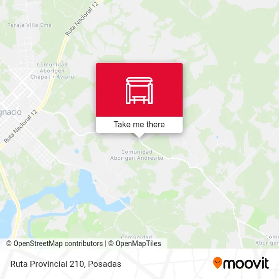 Ruta Provincial 210 map