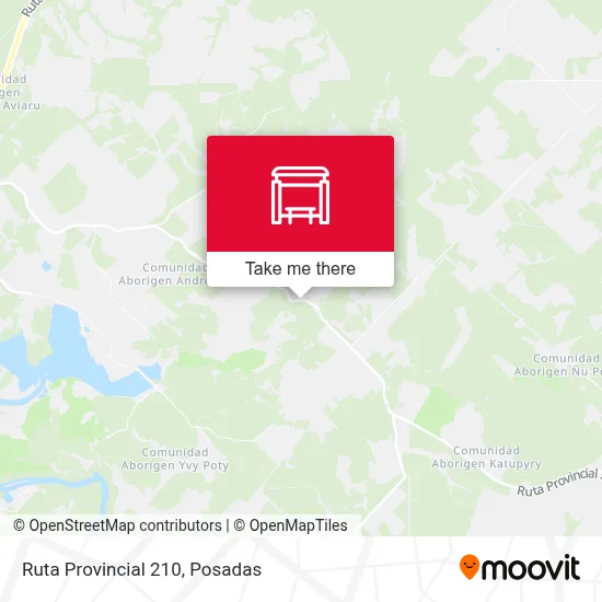 Ruta Provincial 210 map