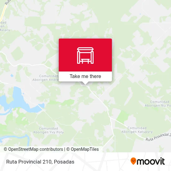 Ruta Provincial 210 map
