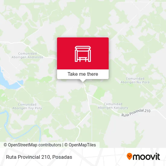 Ruta Provincial 210 map