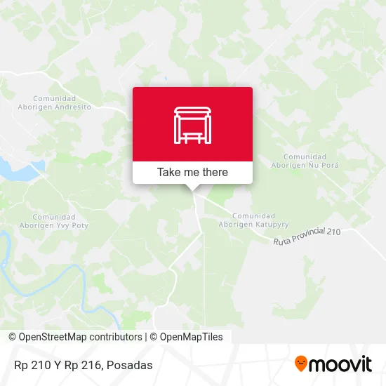 Rp 210 Y Rp 216 map