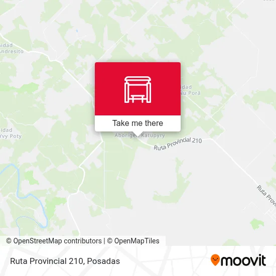 Ruta Provincial 210 map