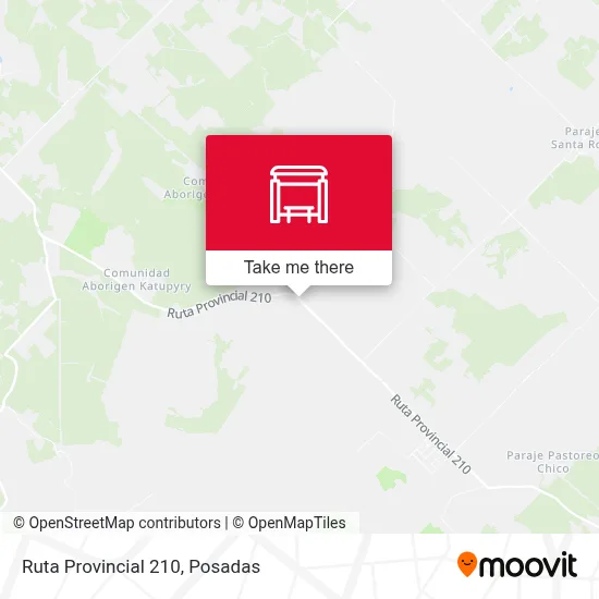 Ruta Provincial 210 map