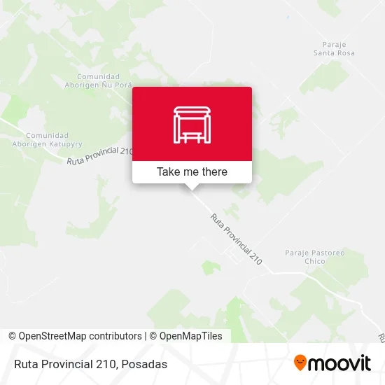 Ruta Provincial 210 map